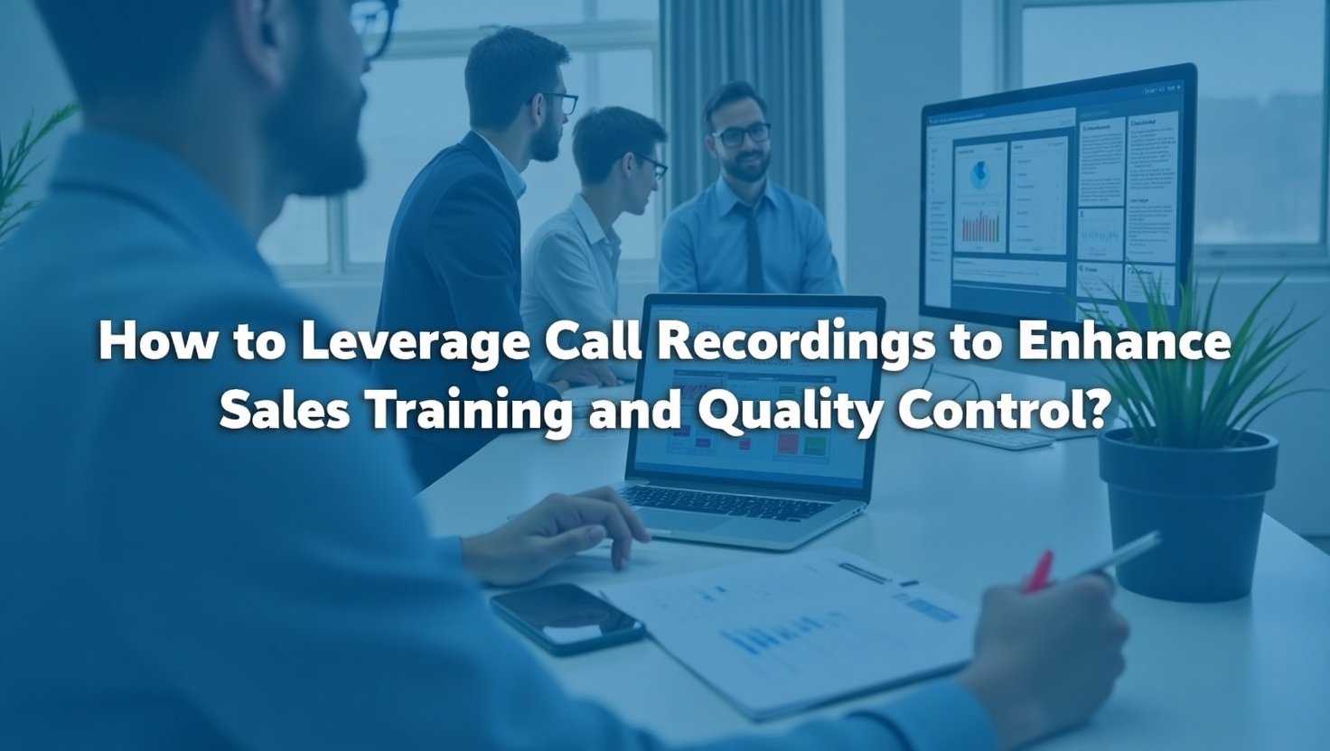 Read more about the article How to Leverage Call Recordings to Enhance Sales Training and Quality Control?